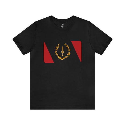 Unisex Jersey Short Sleeve: Black Heritage Flag Tee