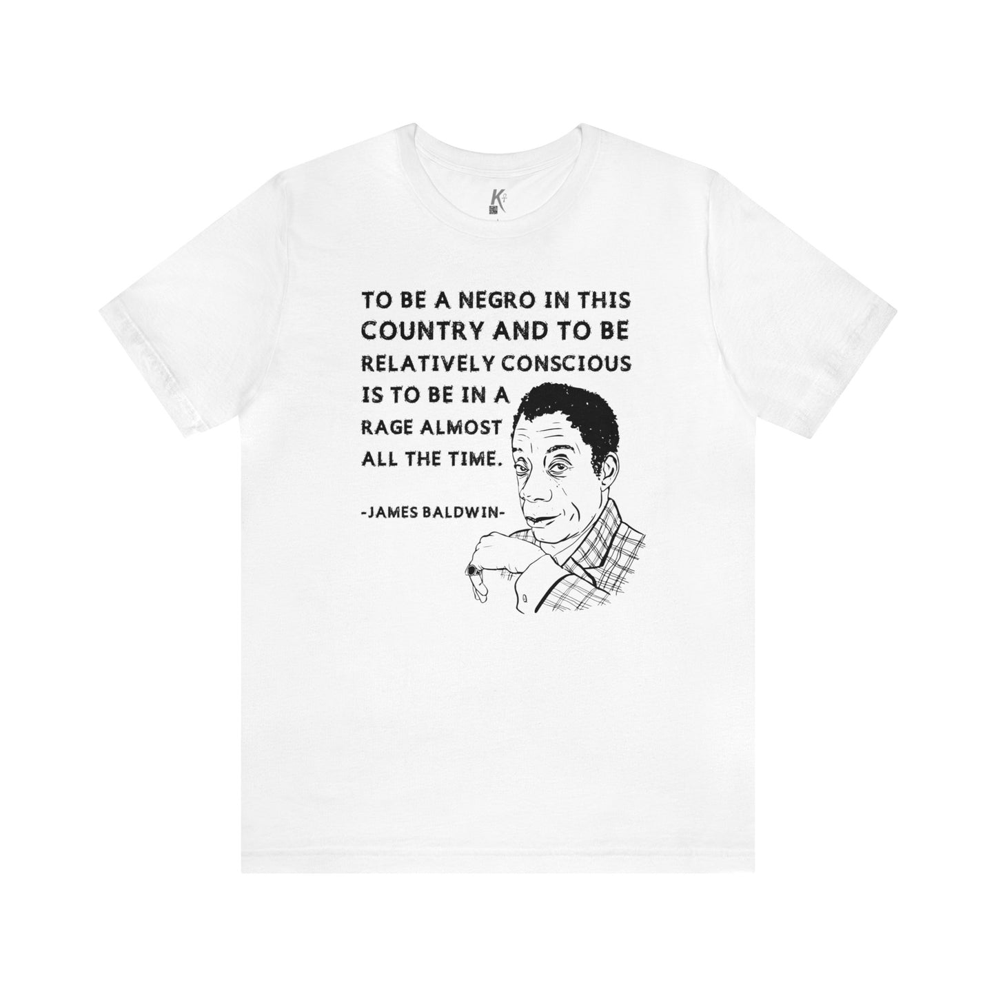 Unisex Jersey Short Sleeve Tee: James Baldwin