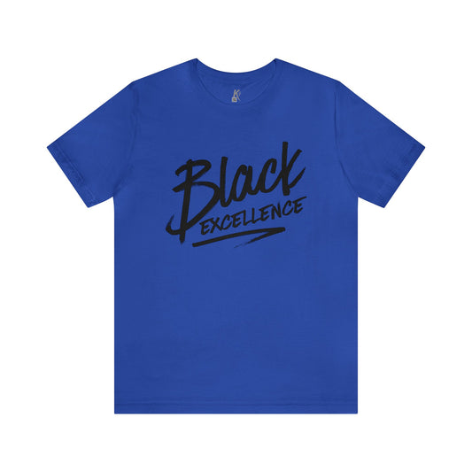 Unisex Jersey Short Sleeve Tee: Black Excellence