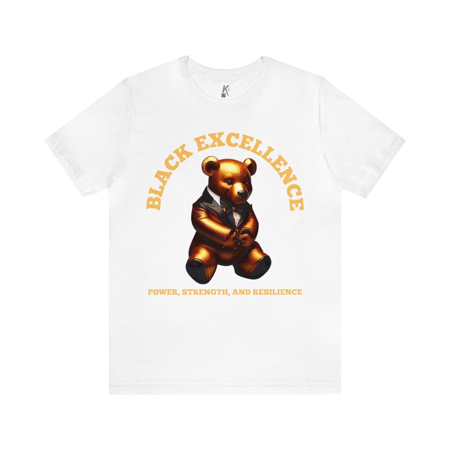 Unisex Jersey Short Sleeve Black Excellence Bear Tee