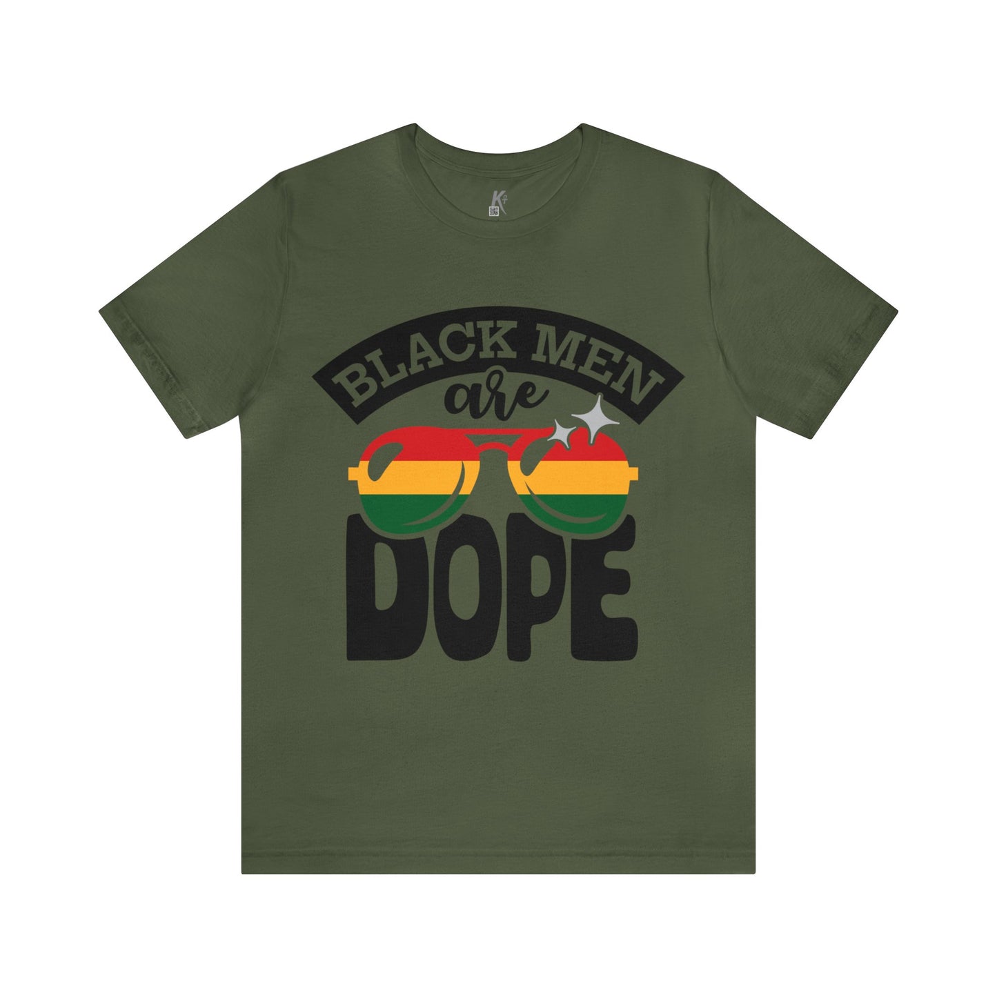 Unisex Jersey Short Sleeve Tee: BLACK MEN ARE DOPE