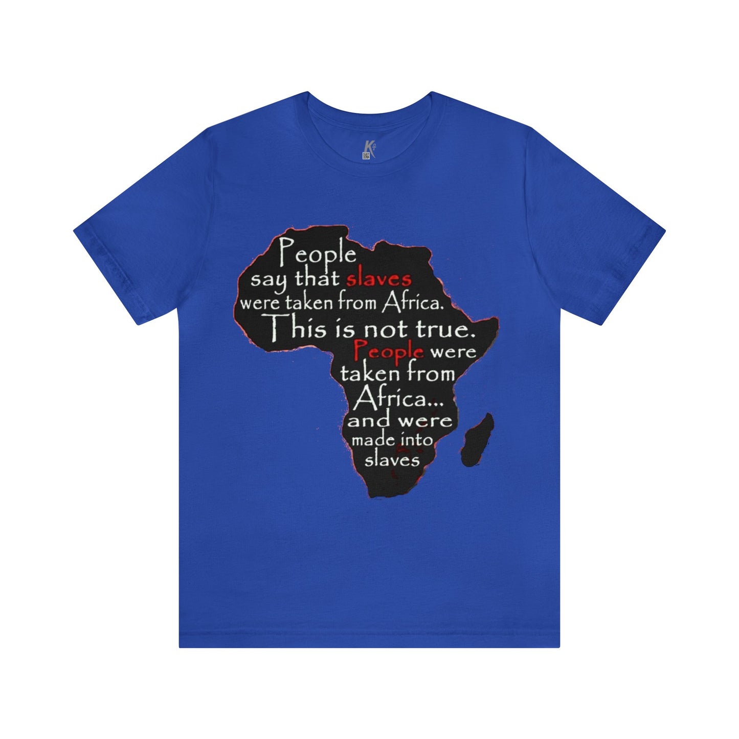 Unisex Jersey Short Sleeve Tee: TAKEN FROM AFRICA