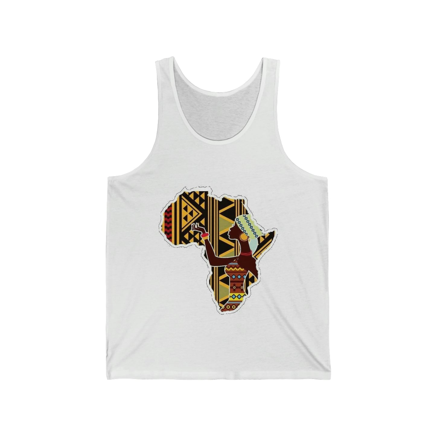 Unisex Jersey Tank: MOTHER AFRICA