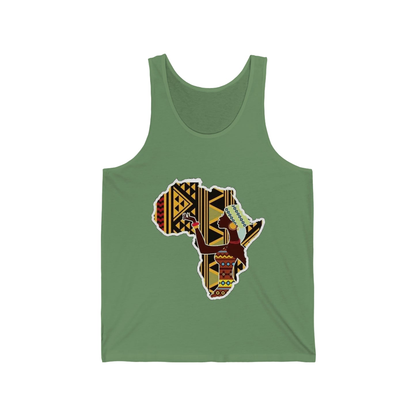 Unisex Jersey Tank: MOTHER AFRICA