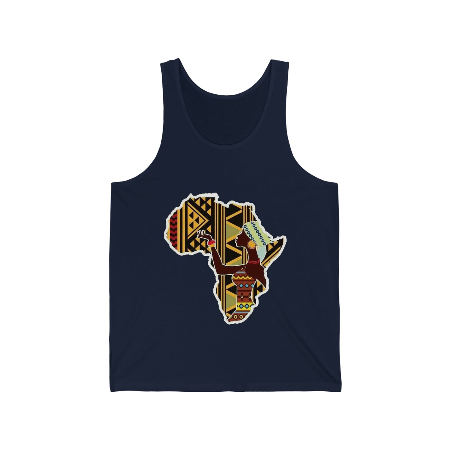 Unisex Jersey Tank: MOTHER AFRICA