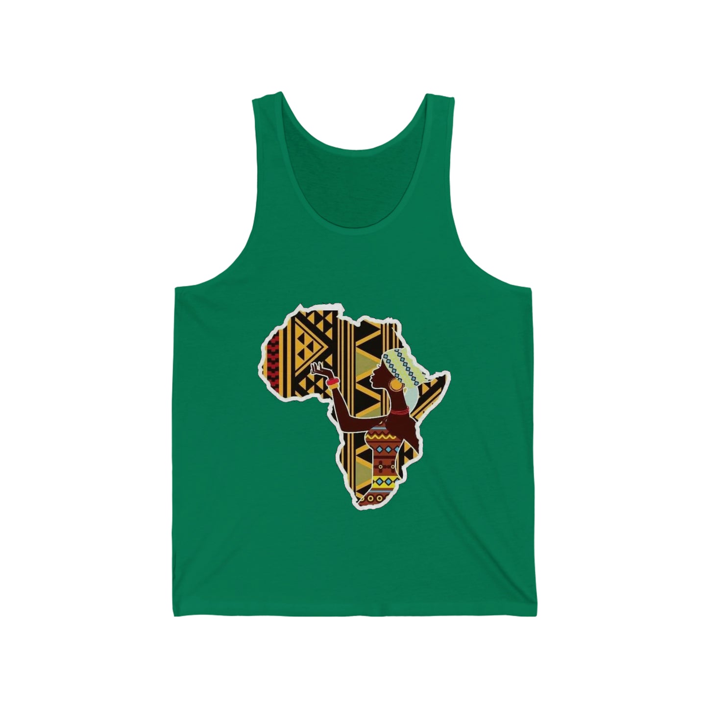 Unisex Jersey Tank: MOTHER AFRICA