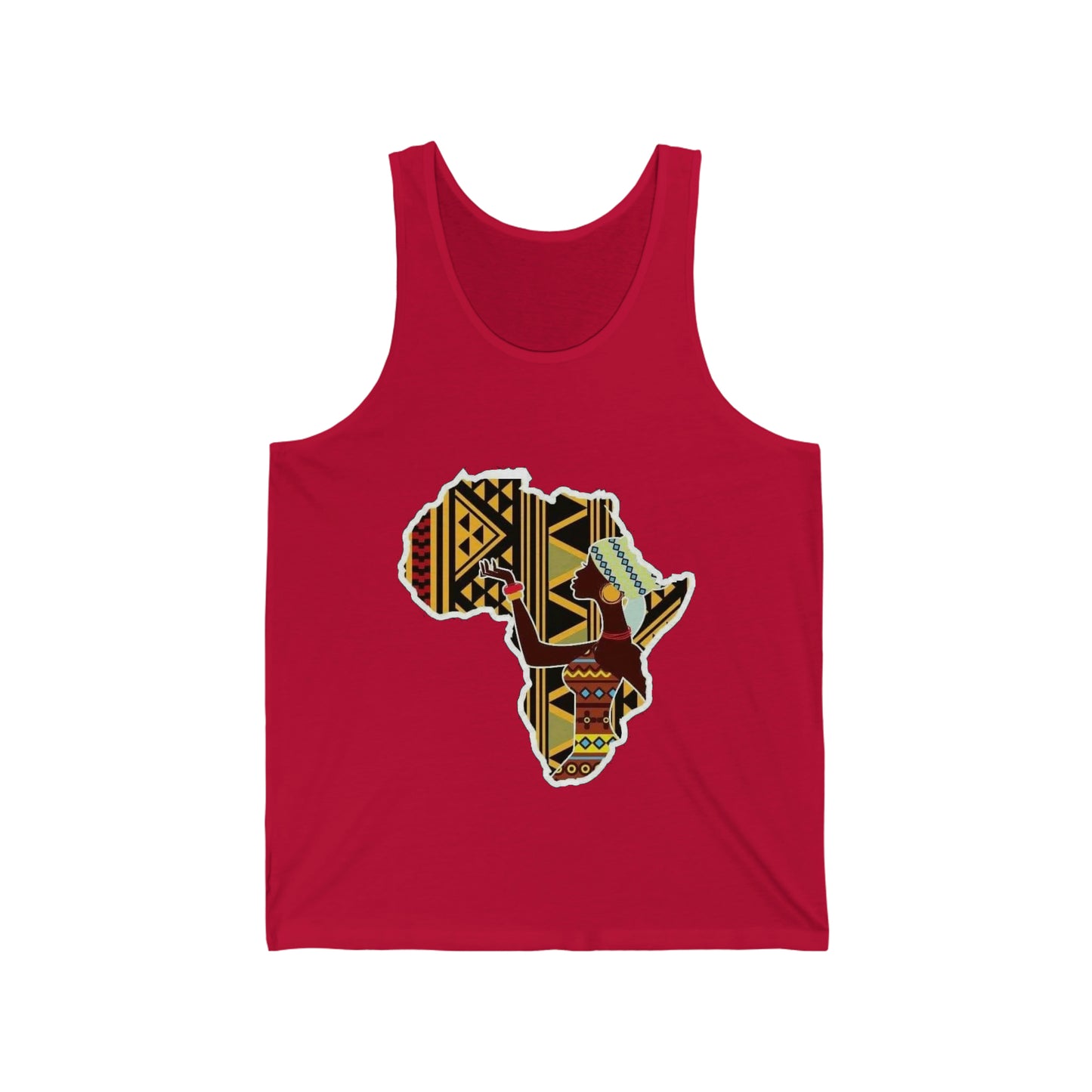 Unisex Jersey Tank: MOTHER AFRICA