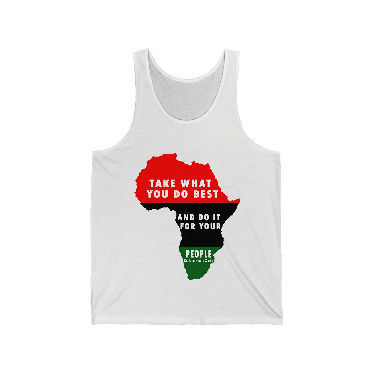 Unisex Jersey Tank: DO FOR YOUR PEOPLE