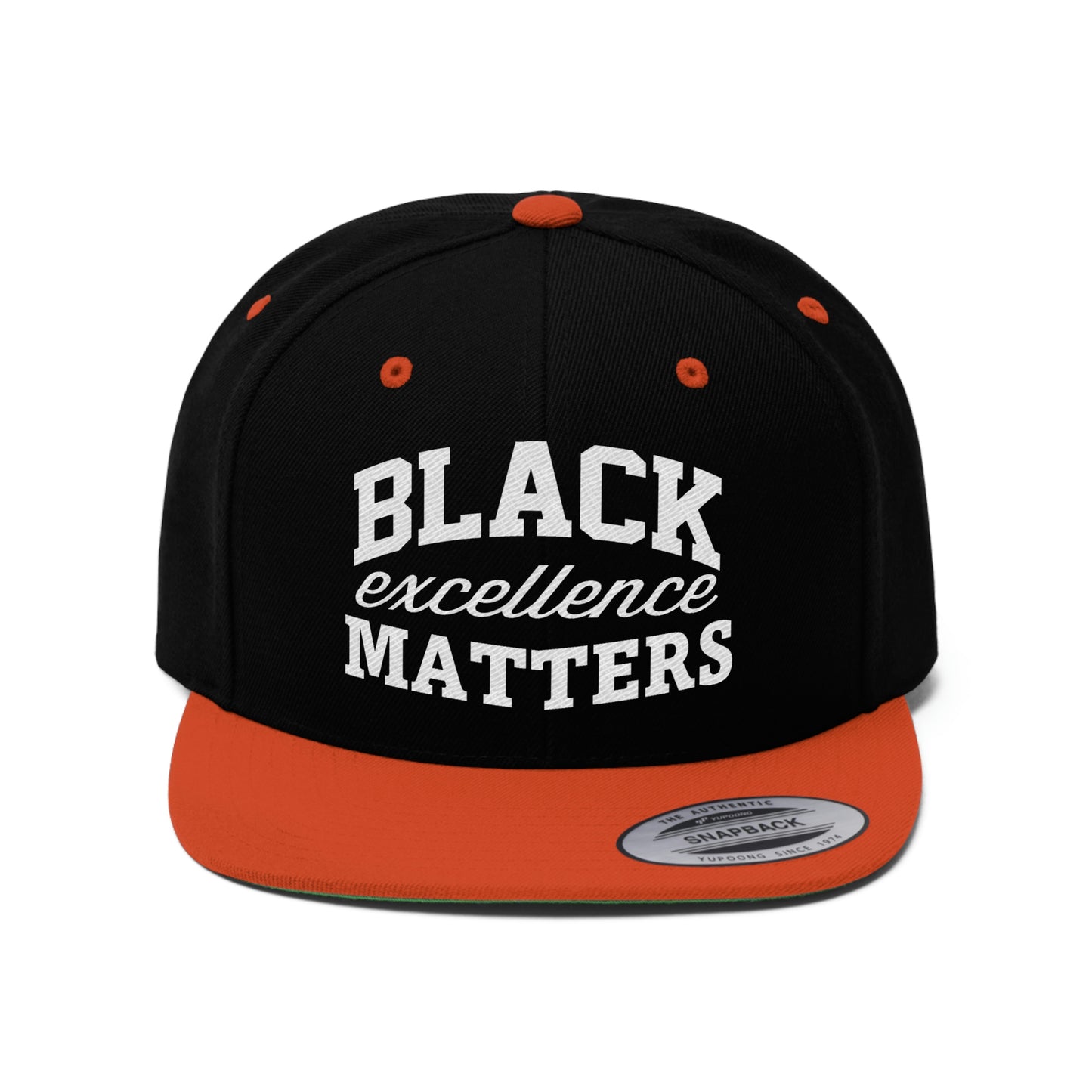 Black Excellence Matters Unisex Flat Bill Hat